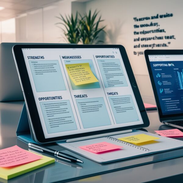 Fillable SWOT Analysis Worksheet for Business Strategy